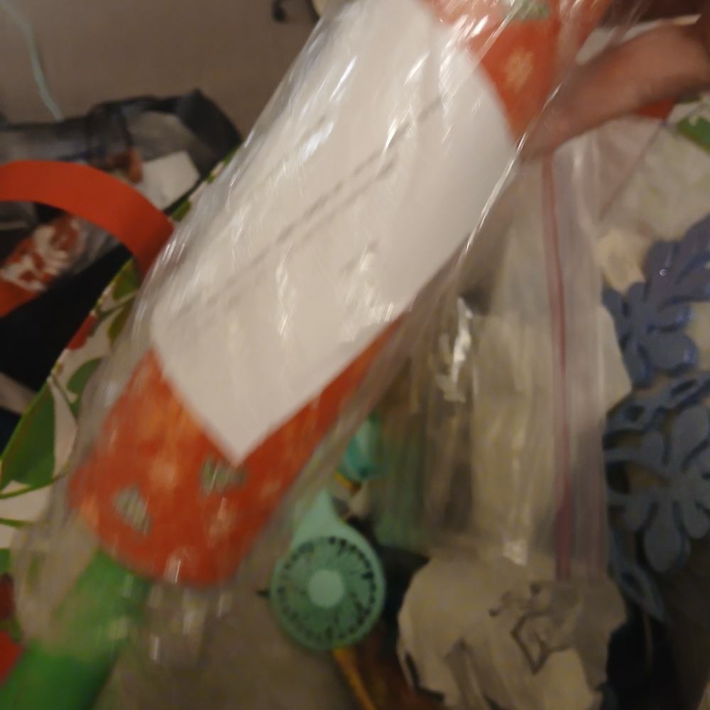 Festive Orange and Green Party Roller - Picture 2 of 2